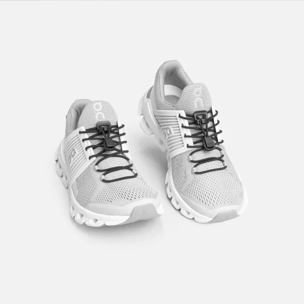 No-Tie Round Laces in Solid Black, view 1